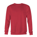Sudadera básica de hombre con cuello redondo, Chili Pepper