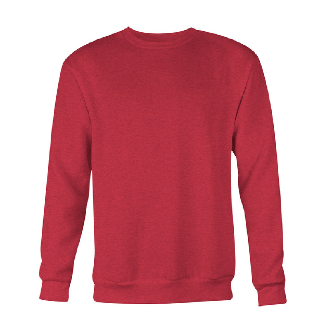 Sudadera básica de hombre con cuello redondo, Chili Pepper